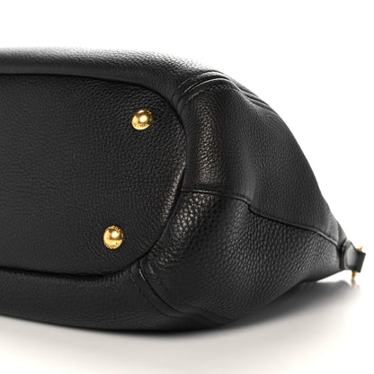 Prada Vitello Daino Shopping Tote Black 9 of 9