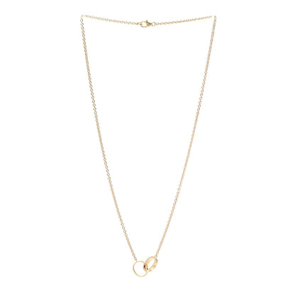 Cartier 18K Yellow Gold Interlocking LOVE Necklace 3 of 5