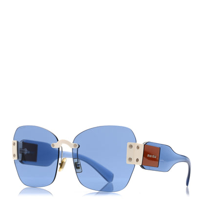 Miu Miu Acetate Sorbet Butterfly Sunglasses SMU8S Blue 1 of 8