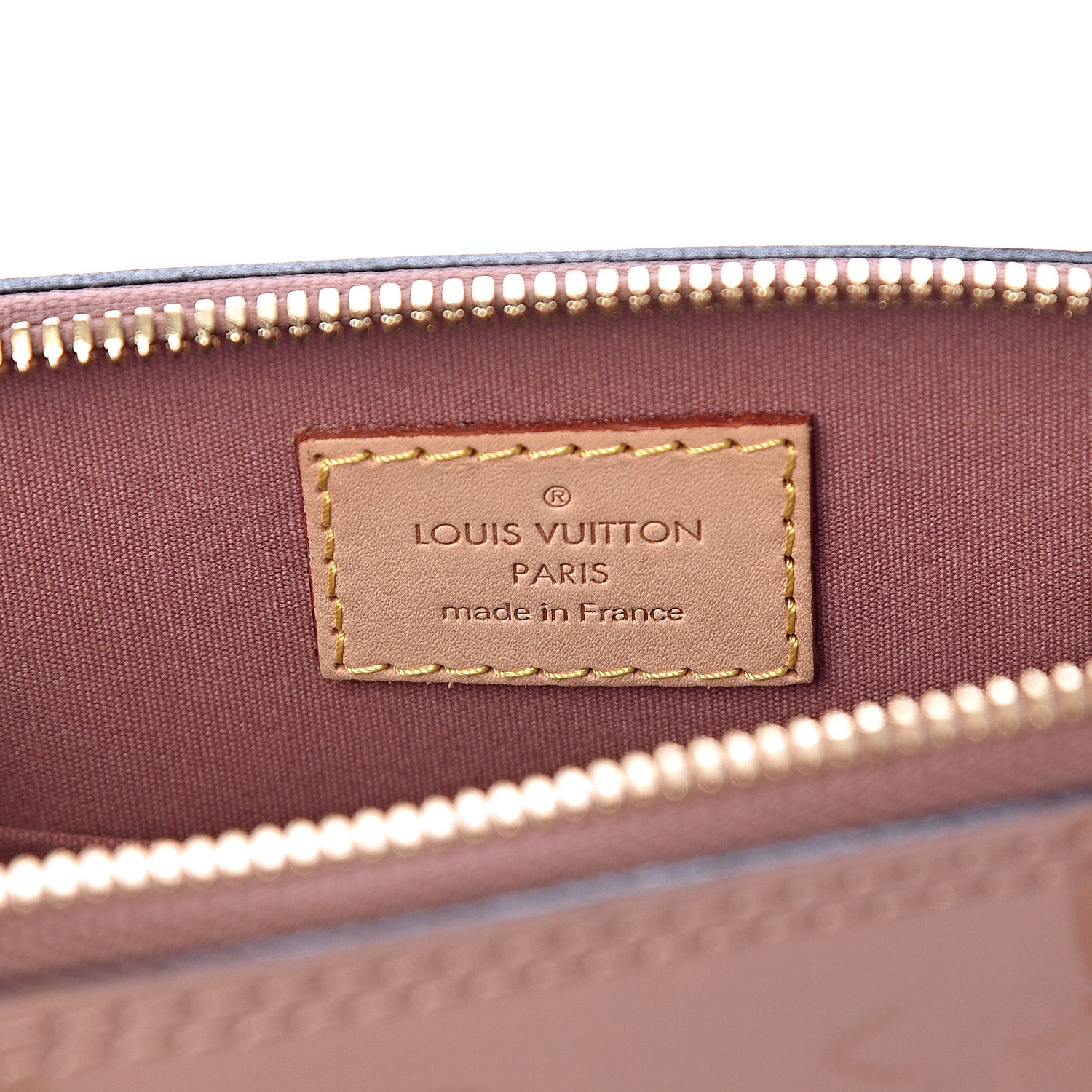 Louis Vuitton Vernis Alma BB Rose Velours 6 of 10