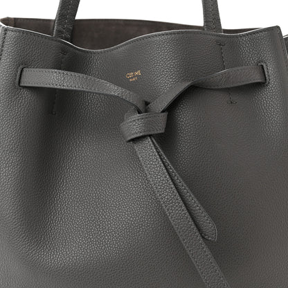 Celine Soft Grained Calfskin Medium Belt Cabas Phantom Taupe 9 of 11