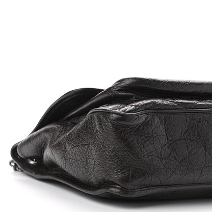 Saint Laurent Crinkled Calfskin Matelasse Monogram Large Niki Chain Satchel Tulip 9 of 12