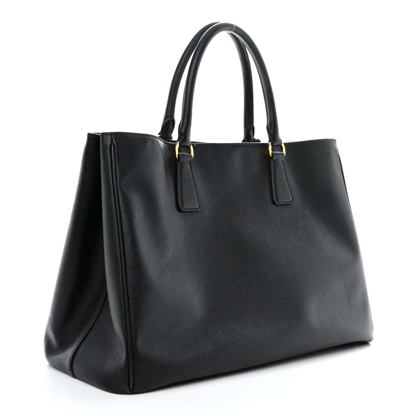 Saffiano Lux Large Tote Black
