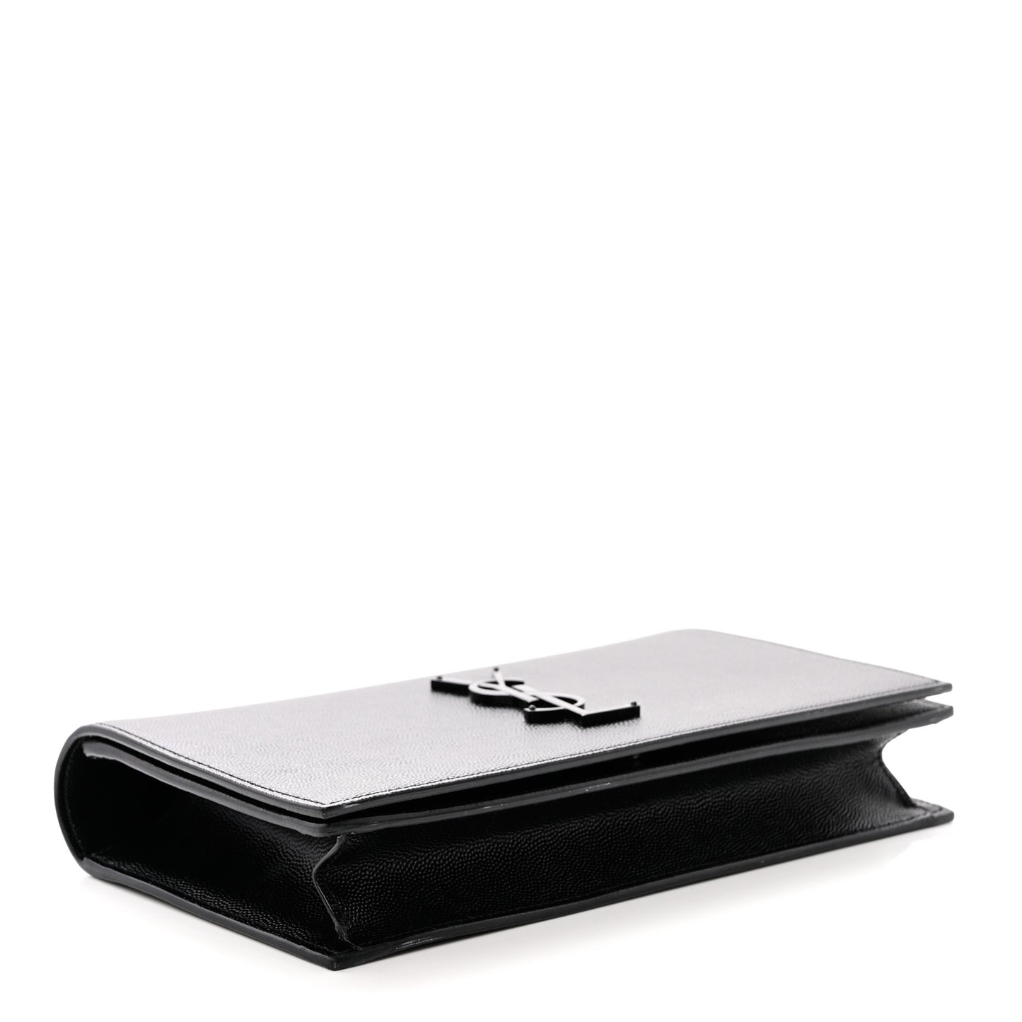 Grain De Poudre Classic Monogram Kate Clutch Black