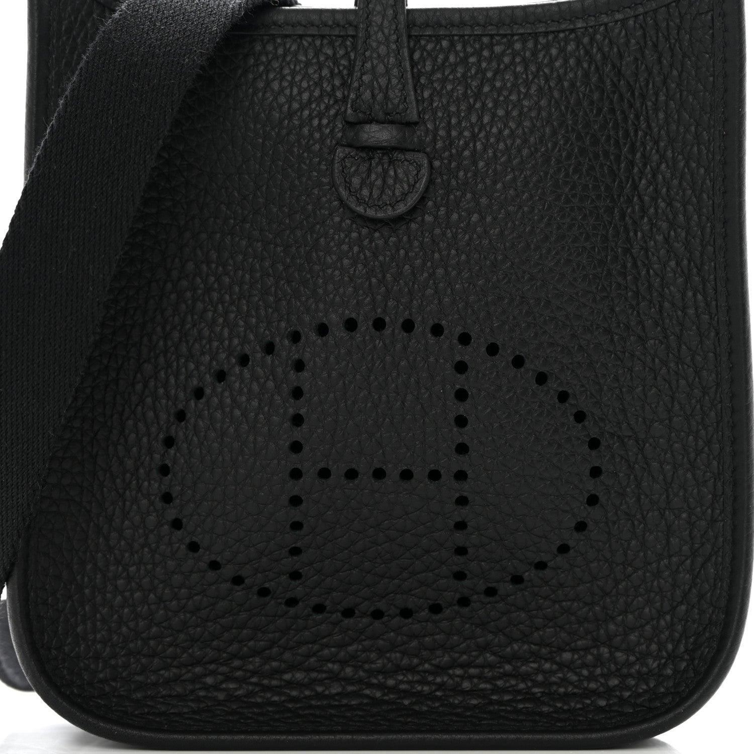 Hermes Taurillon Clemence Evelyne TPM Black 8 of 11
