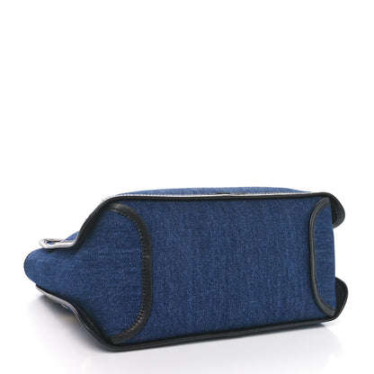 Givenchy Denim Mini Logo Bond Shopper Tote Blue 4 of 10