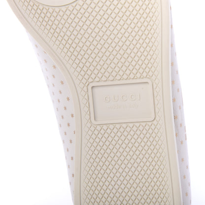 Gucci X SEGA Calfskin GUCCY Stars Womens Falacer Sneakers 37.5 White 7 of 11