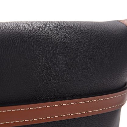 Loewe Grained Calfskin Small Gate Crossbody Bag Pecan Black 9 of 9