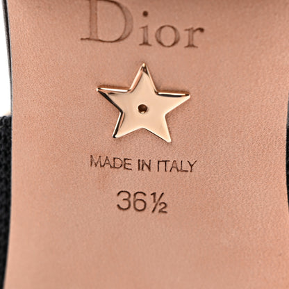 Christian Dior Technical Canvas Ribbon J'Adior Slingback Flats 36.5 Black 6 of 11