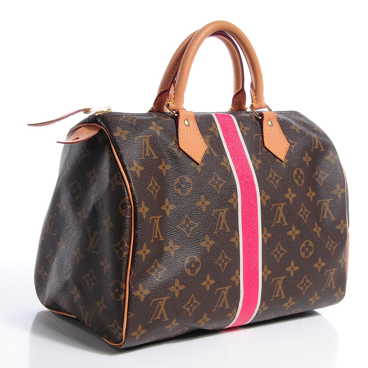 Louis Vuitton Monogram My LV Heritage Speedy 30 Fuchsia and Gris 3 of 7