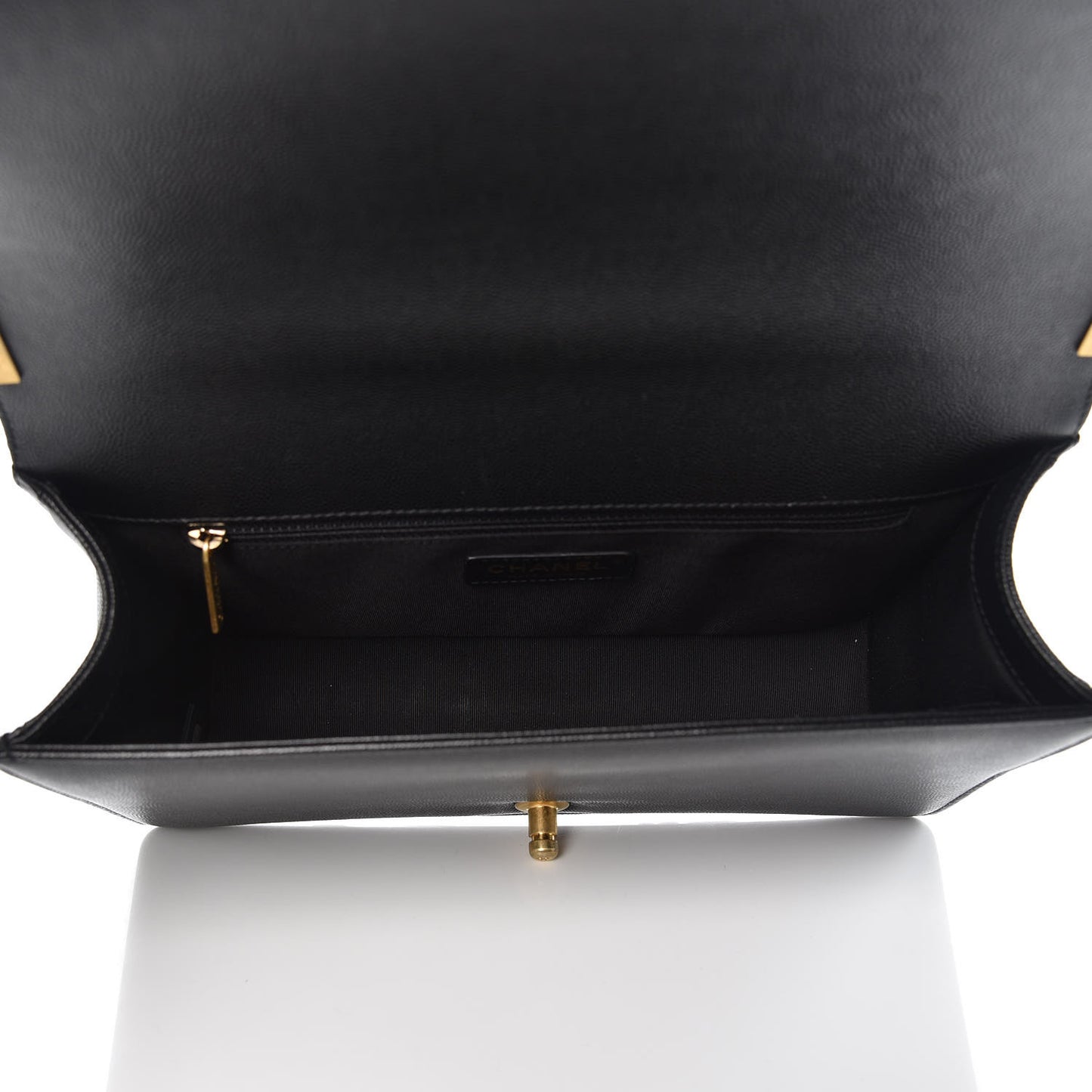 Caviar Quilted New Medium Boy Flap Black