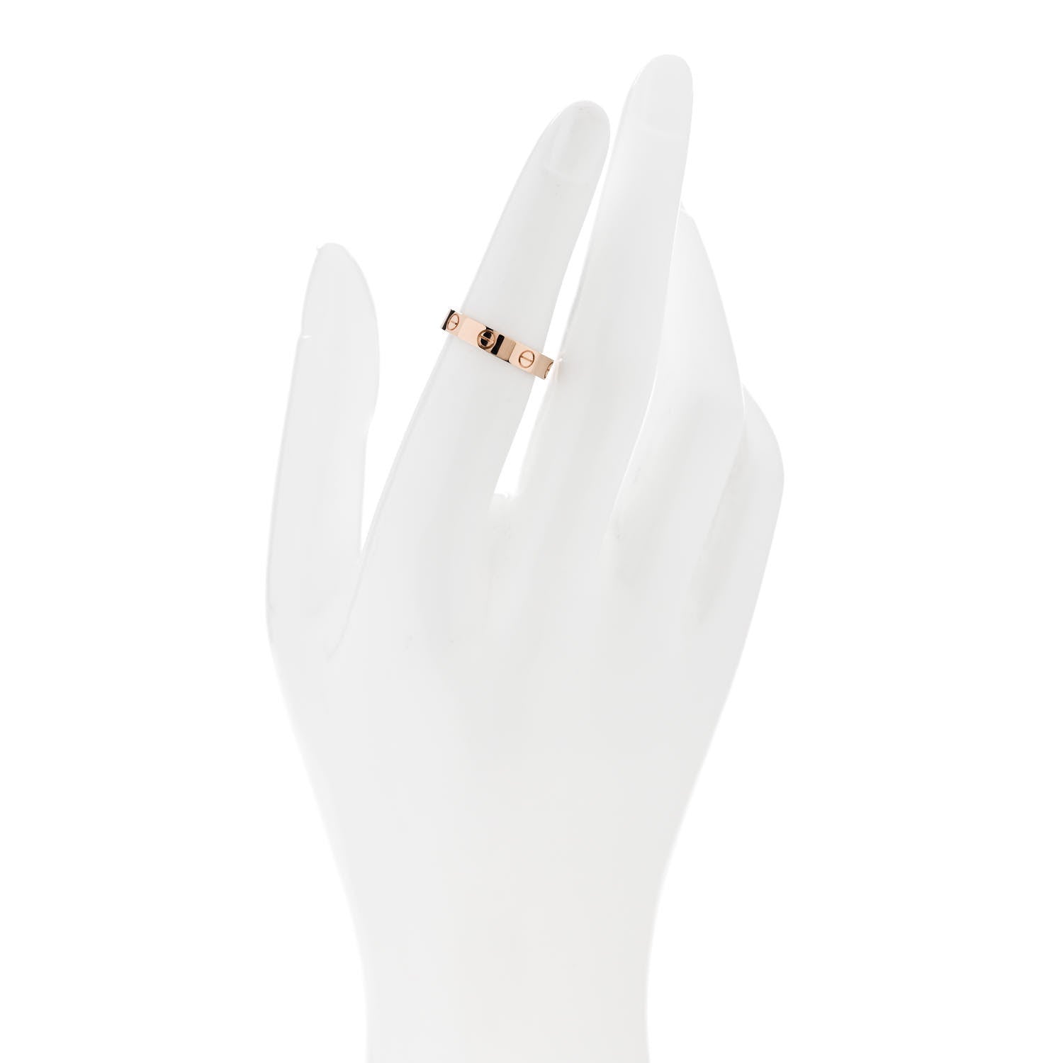 Cartier 18K Pink Gold 3.5mm LOVE Wedding Band Ring 51 5.75 2 of 5