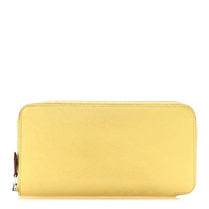 Hermes Epsom Silk'In Wallet Jaune Poussin Nata 1 of 13