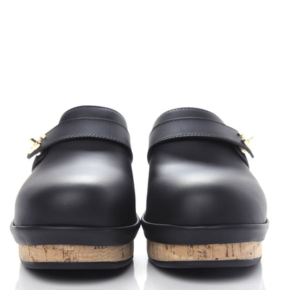 Chanel Calfskin CC Turn Lock Clogs 37 Black 2 of 11