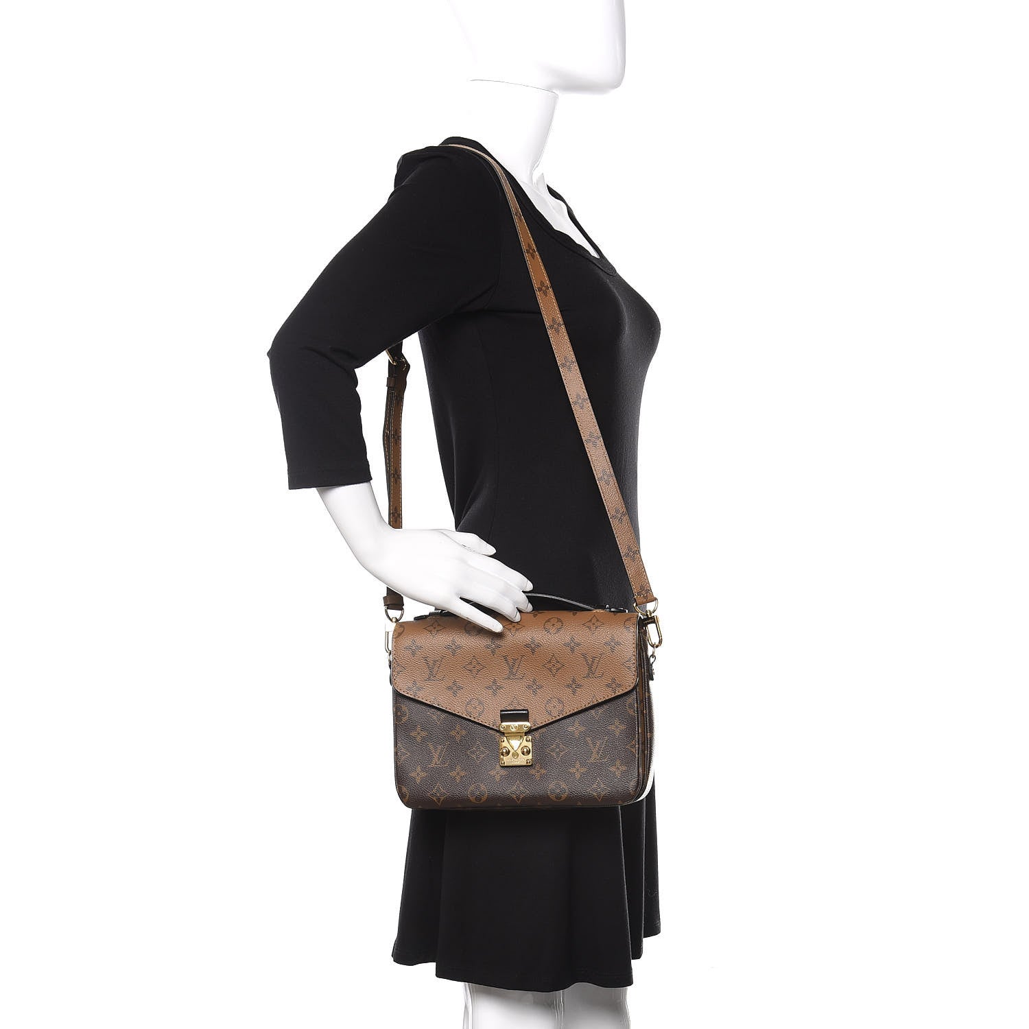 Louis Vuitton Reverse Monogram Pochette Metis 2 of 9