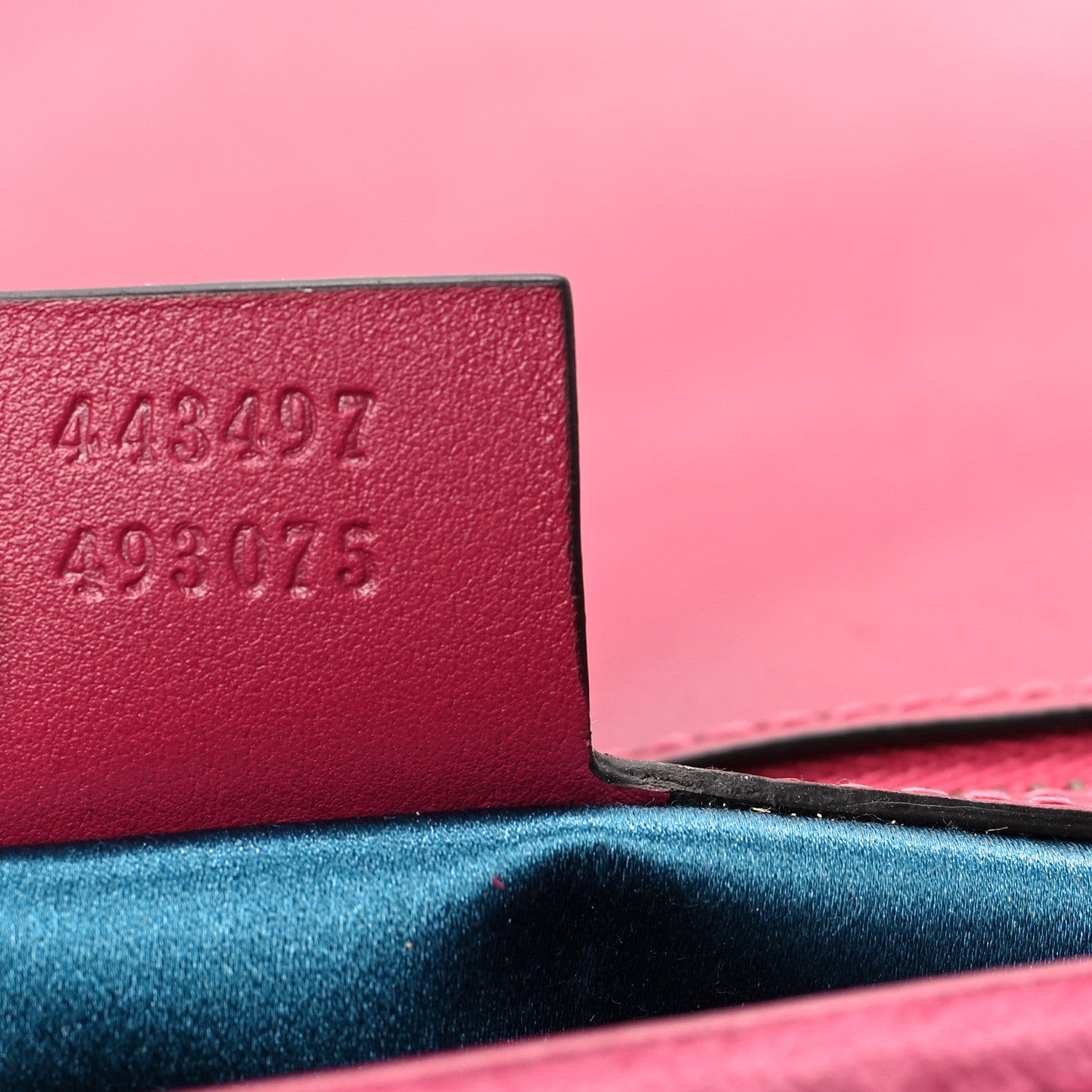 Gucci Velvet Matelasse Small GG Marmont Shoulder Bag Light Raspberry Rose 7 of 9