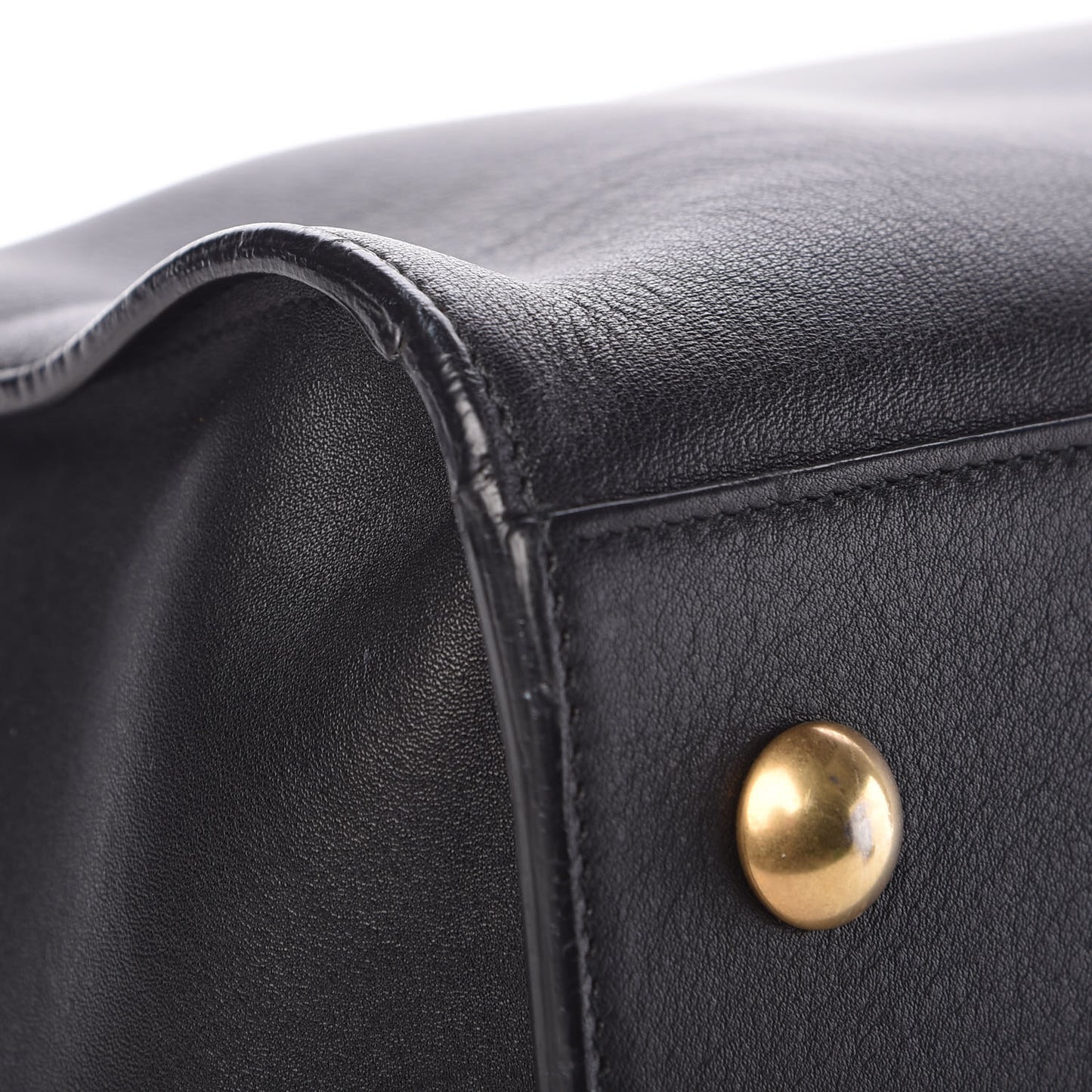 Calfskin Medium Classic Y Cabas Black