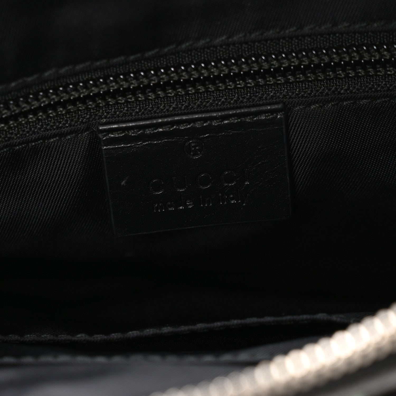 Gucci GG Supreme Monogram Web Messenger Bag Black 6 of 11