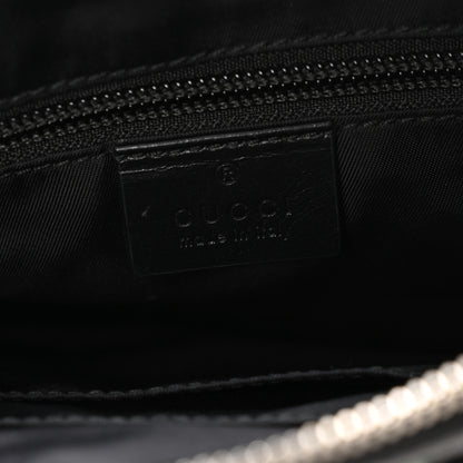 Gucci GG Supreme Monogram Web Messenger Bag Black 6 of 11