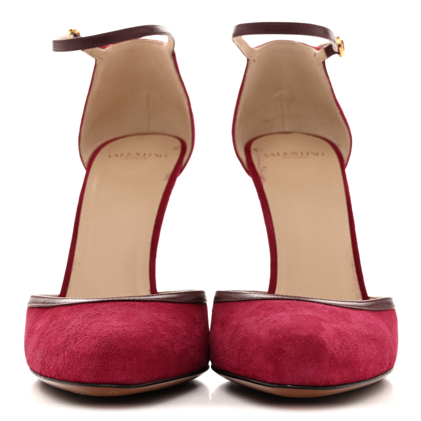 Suede Hi Dolly Pumps 39.5 Pink