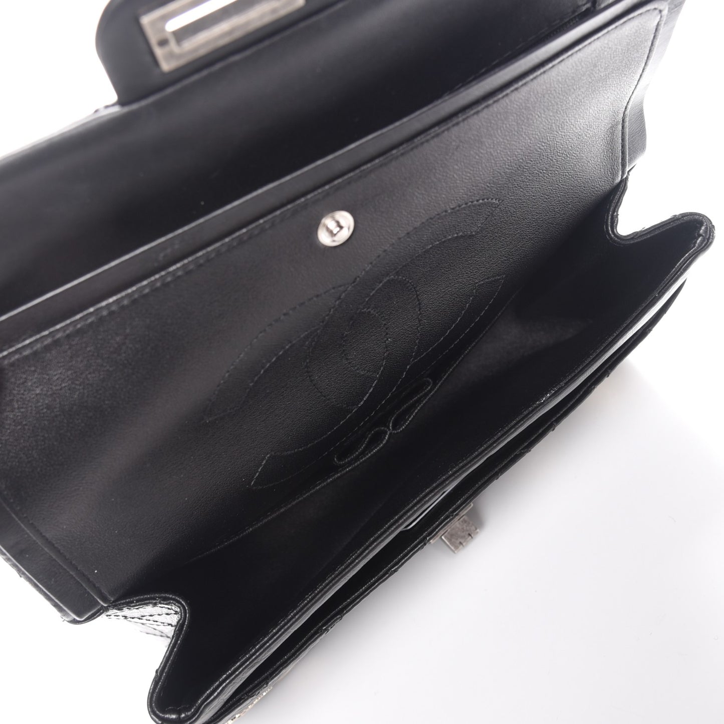 Aged Calfskin Lucky Charms 2.55 Reissue 225 Flap Black