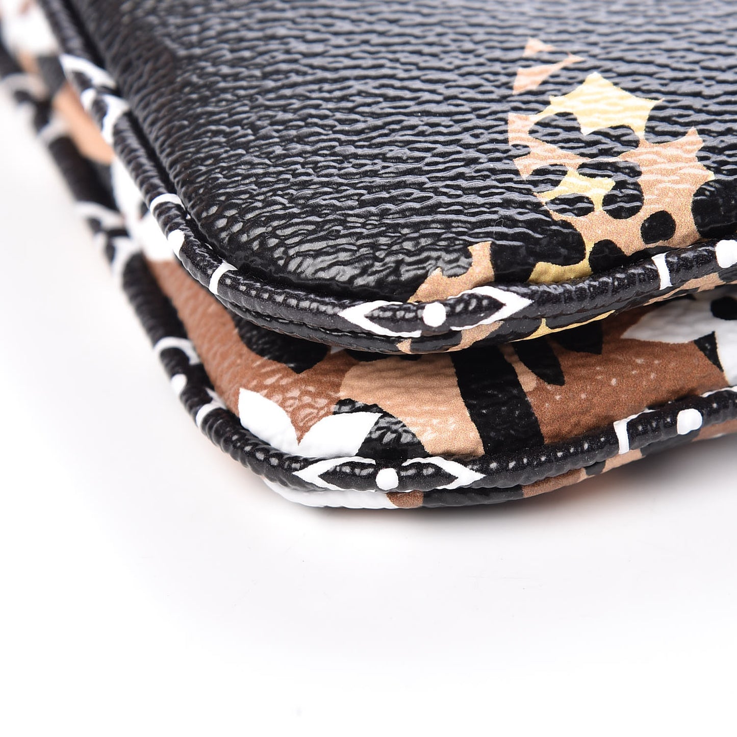 Monogram Giant Jungle Pochette Double Zip Black