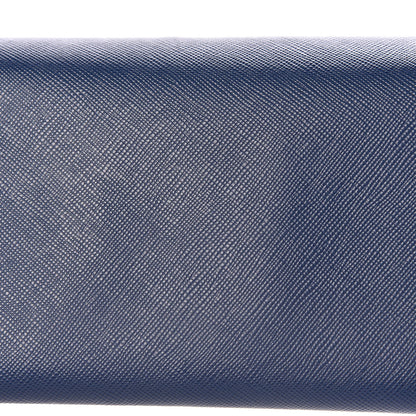 Prada Saffiano Metal Oro Chain Wallet Bleuette 9 of 15