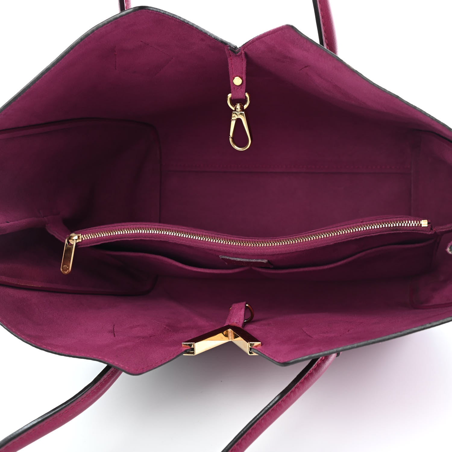 Louis Vuitton Calfskin Monogram Kimono Tote Grape 4 of 6