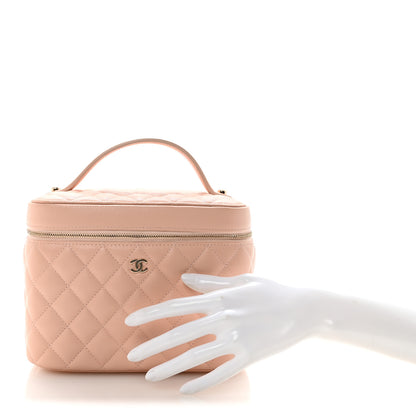Chanel Caviar Quilted Large Vanity Pouch Light Pink 2 of 8
