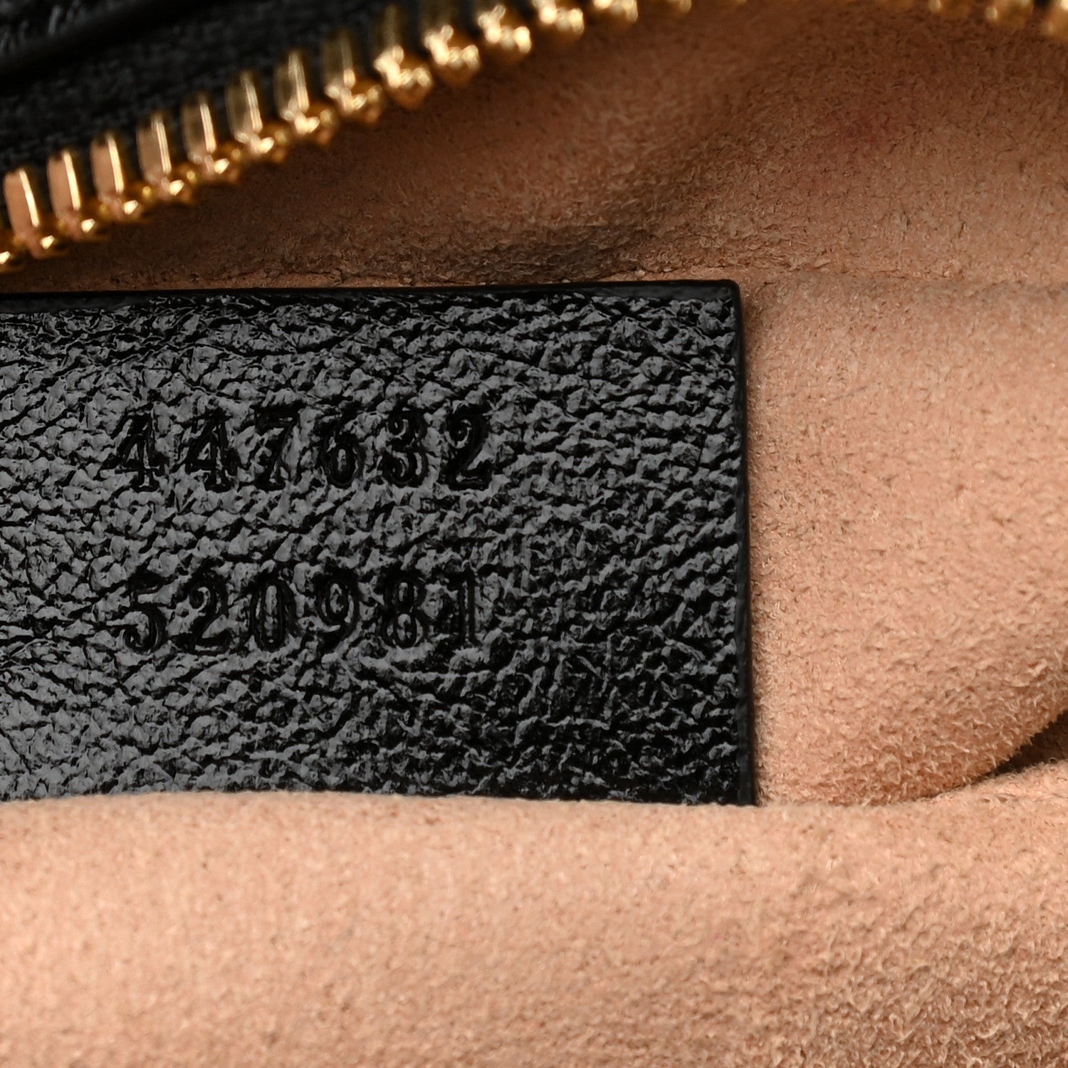 Gucci Monogram Matelasse Diagonal Small GG Marmont Chain Shoulder Bag Beige Black 7 of 10