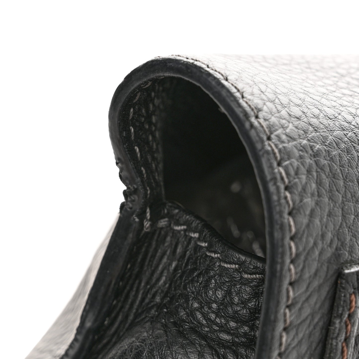 Calfskin Medium Marcie Round Crossbody Bag Black