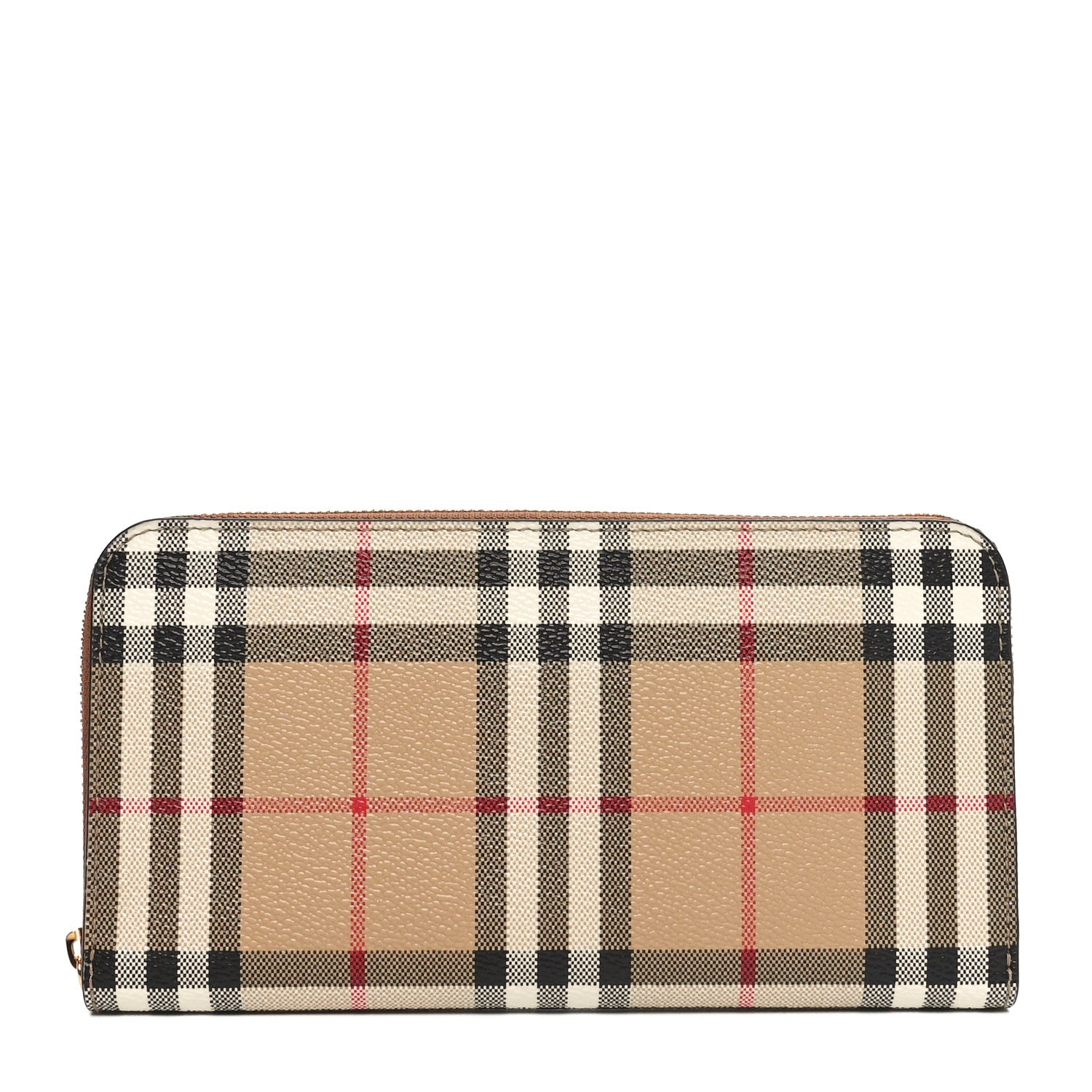 Burberry Vintage Check Elmore Zip Around Wallet Brown 1 of 10