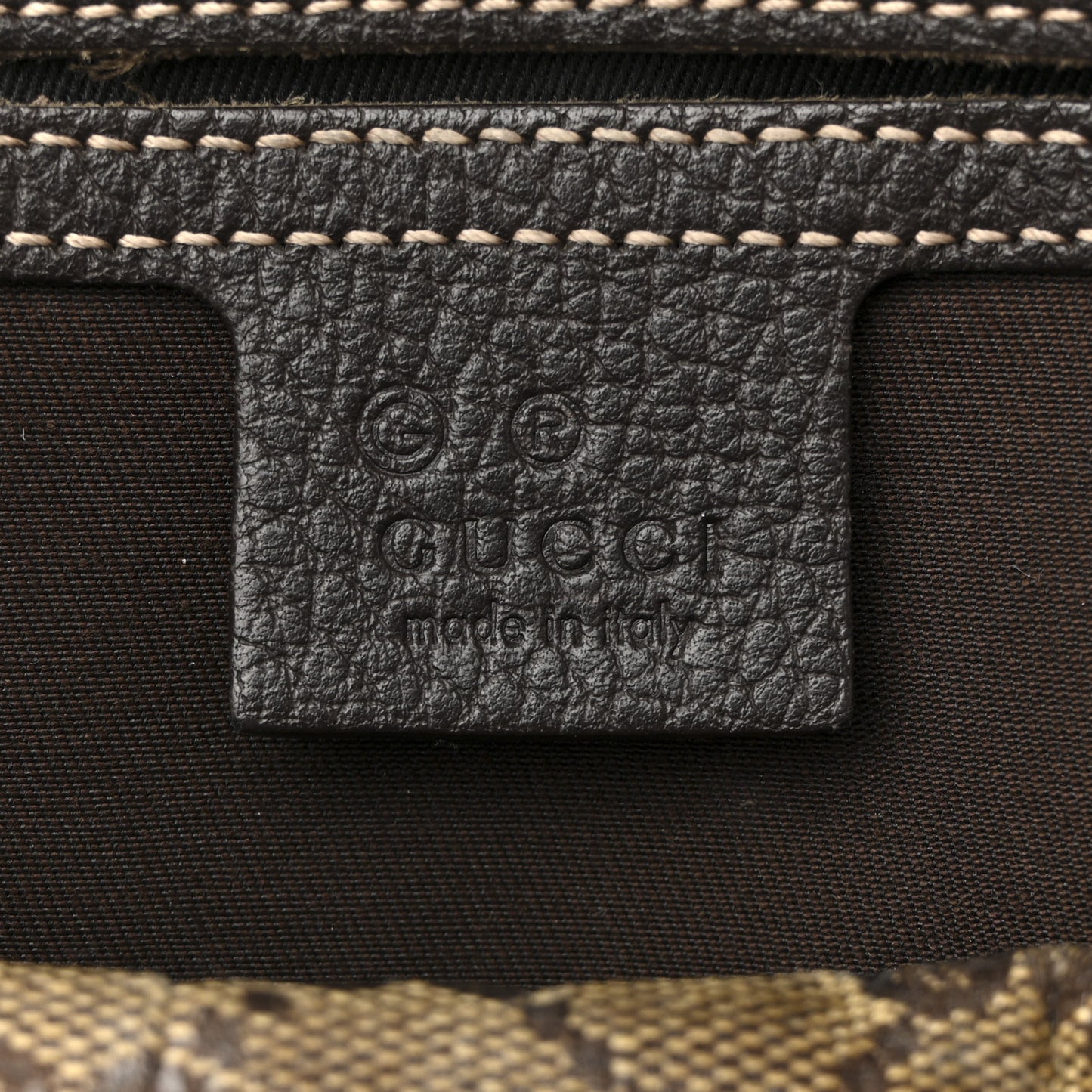 Crystal Monogram Medium Joy Boston Dark Brown