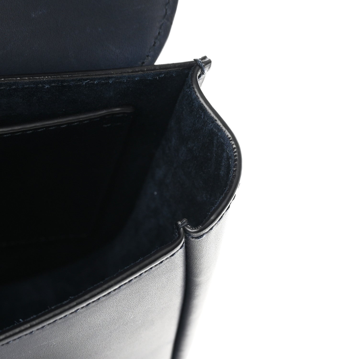 Saint Laurent Smooth Calfskin Monogram Medium Kaia Satchel Deep Marine 13 of 17