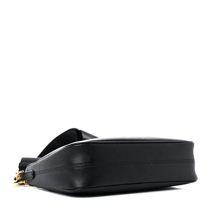 Prada Saffiano Lux Re-Edition 2005 Shoulder Bag Black 3 of 7