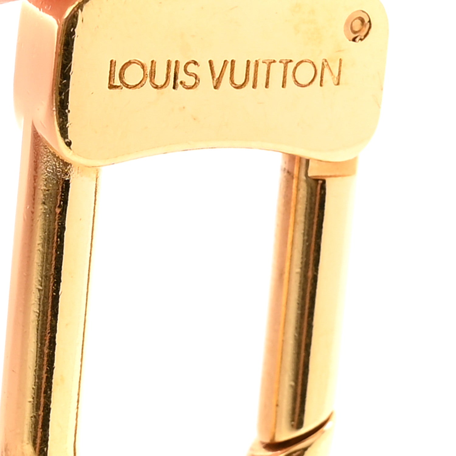 Louis Vuitton Pochette Extender Key Ring Gold 3 of 5
