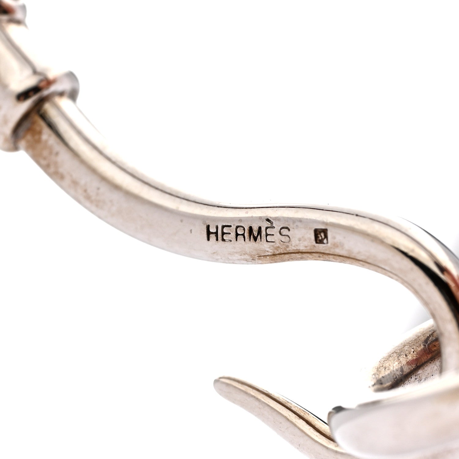 Hermes Natural Bridle Jumbo Hook Bracelet Bouton 4 of 4