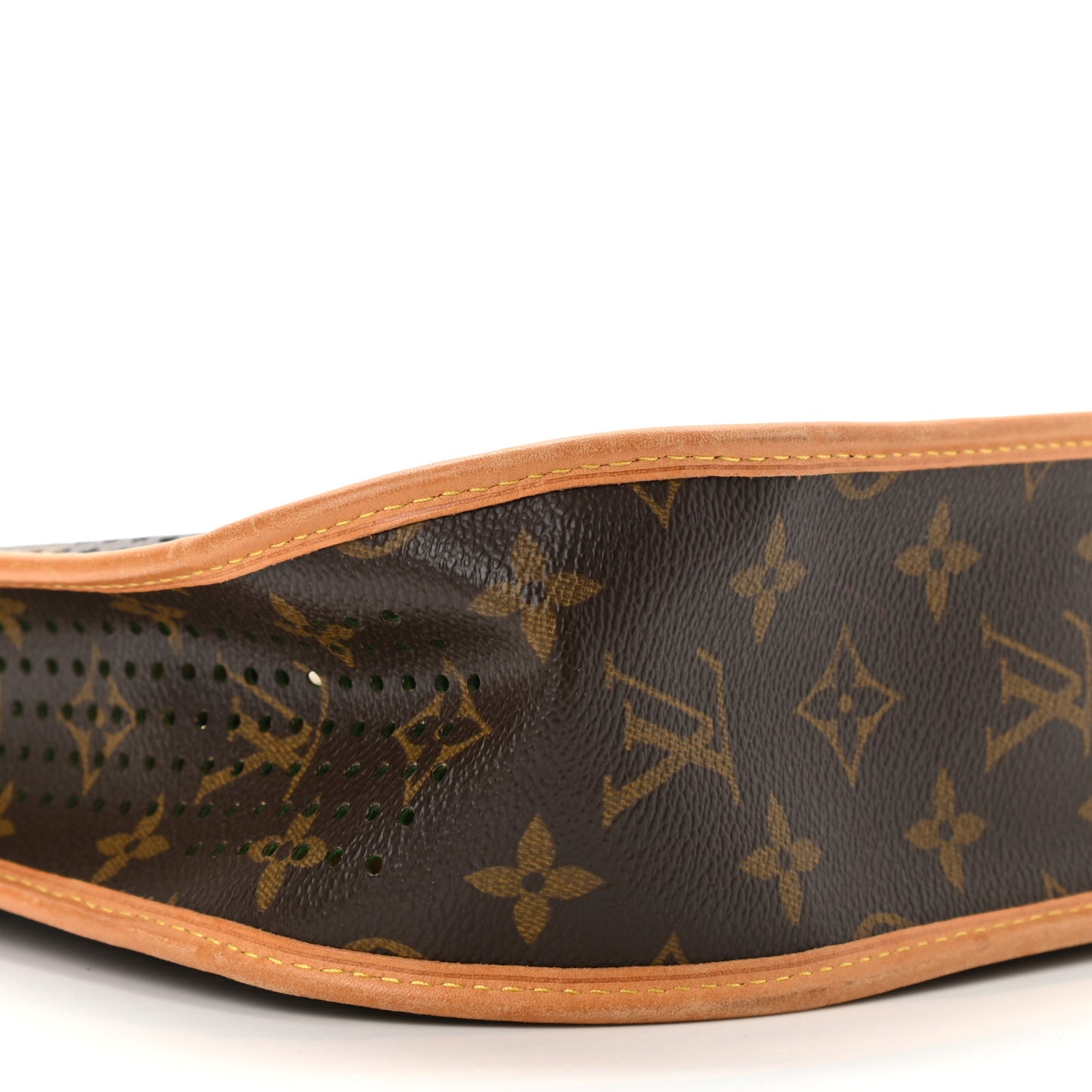 Monogram Perforated Musette Green