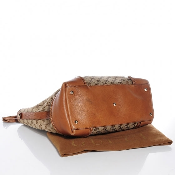 Gucci Monogram Medium Marrakech Tote Tan 4 of 8