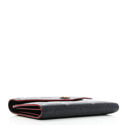 Louis Vuitton Empreinte Victorine Wallet Marine Rouge 4 of 9