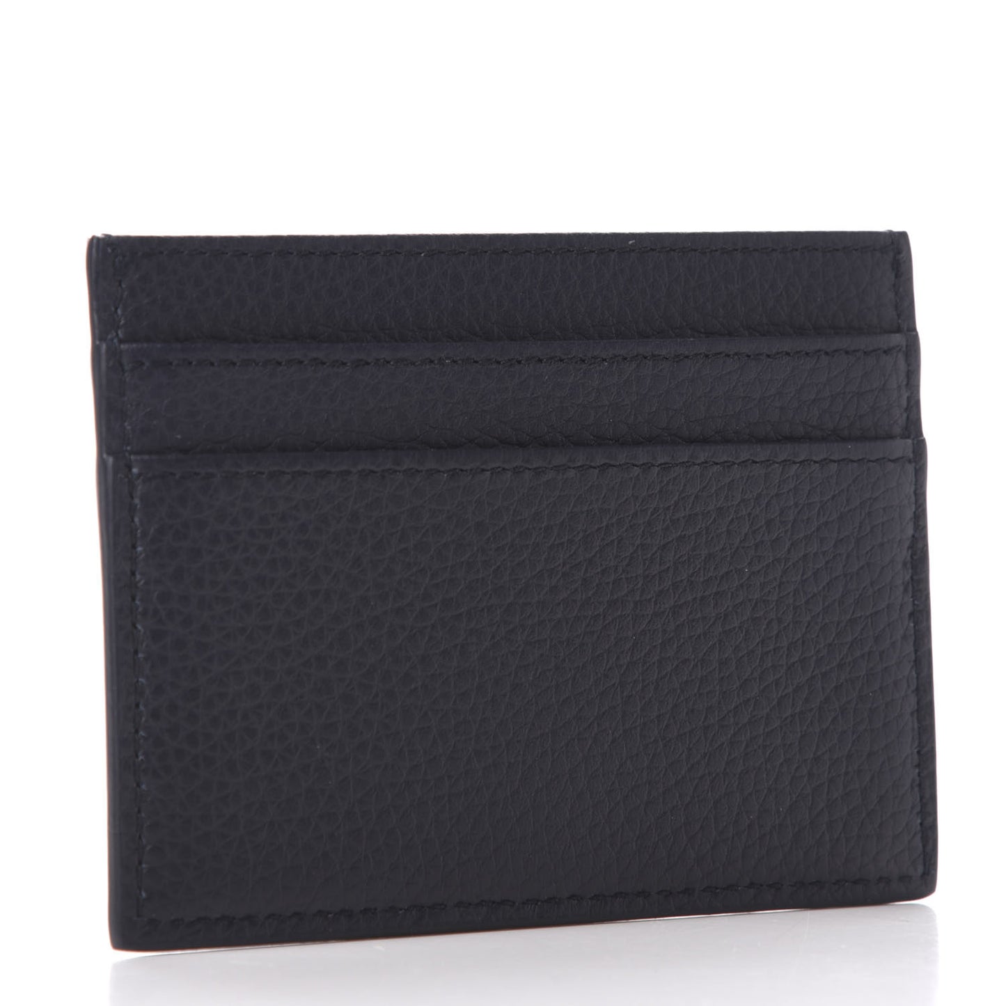 X AIR JORDAN Grained Calfskin Card Holder Bleu