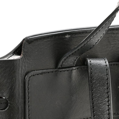 Mansur Gavriel Vegetable Tanned Calfskin Mini Backpack Black Flamma 11 of 12