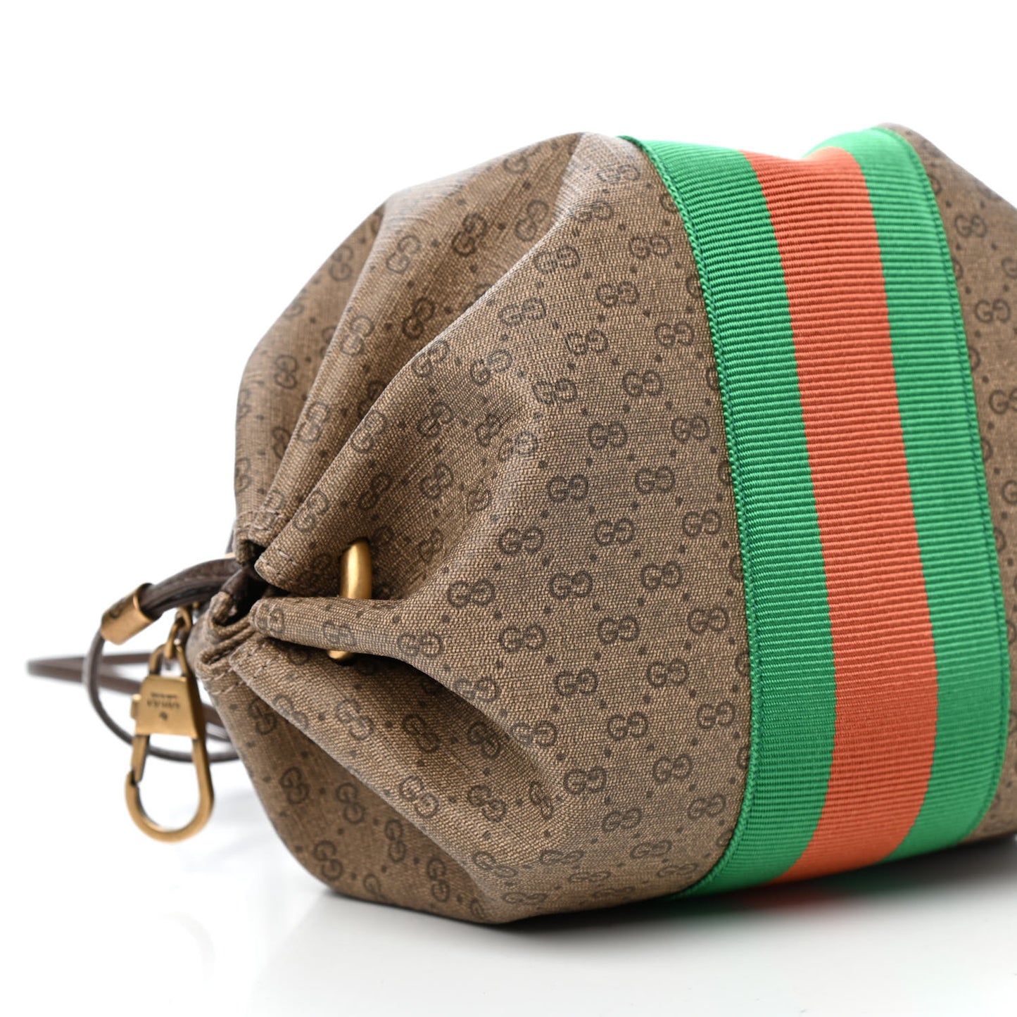 Mini Vintage GG Supreme Monogram Web Butterfly New Candy Crossbody Beige New Acero