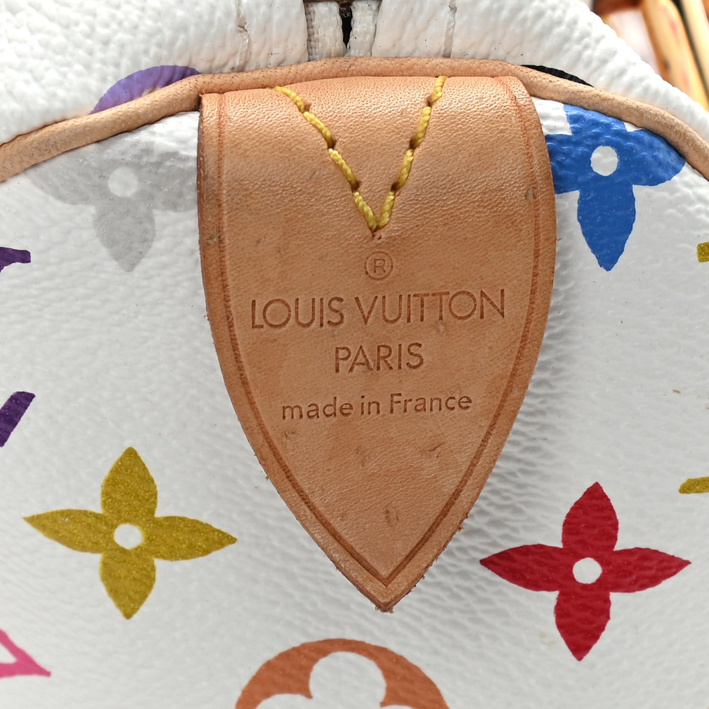 Monogram Multicolor Speedy 30 White
