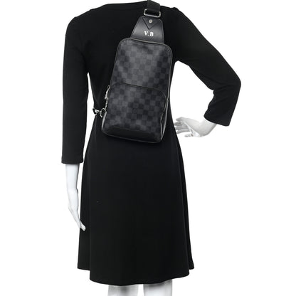 Louis Vuitton Damier Graphite Avenue Sling Backpack 2 of 10