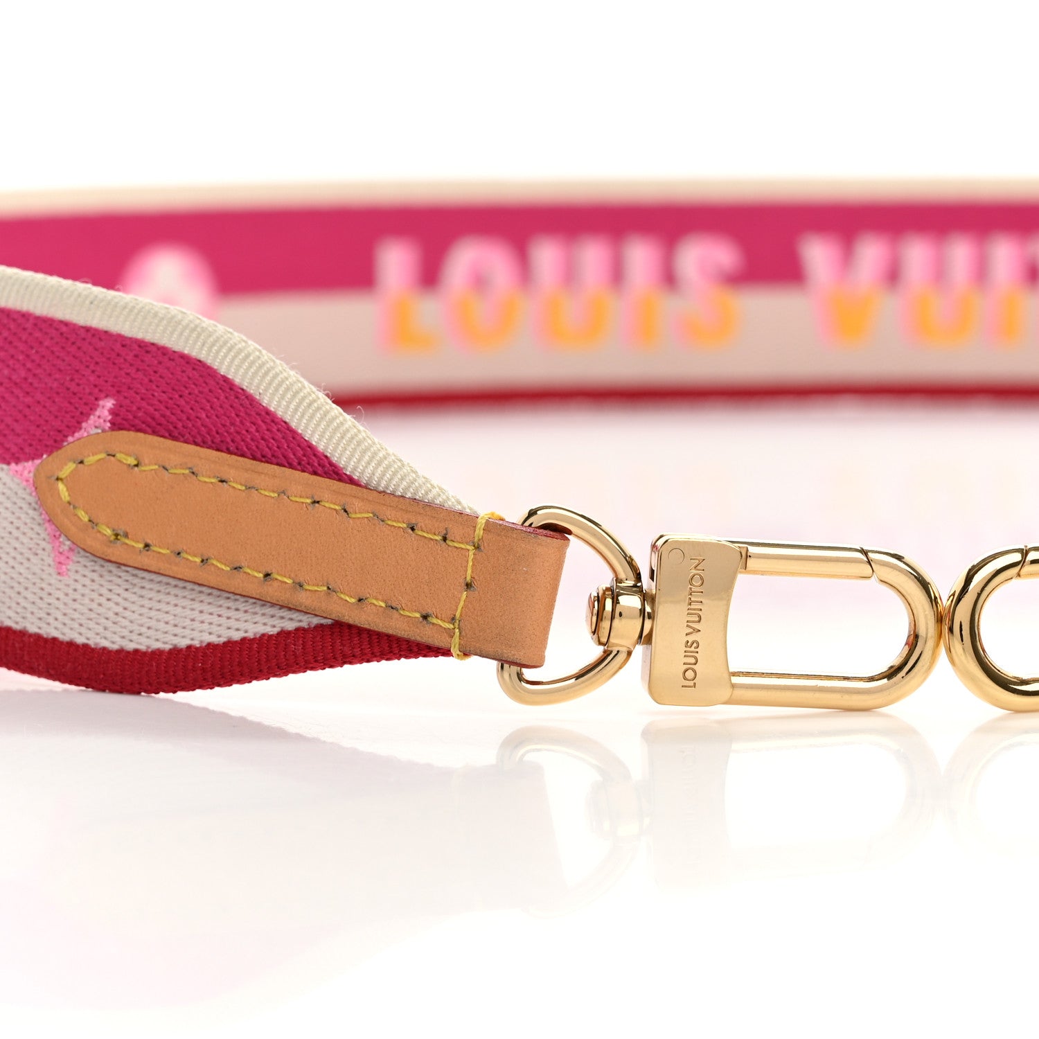 Louis Vuitton Jacquard Speedy Bandouliere 20 Shoulder Strap Fuchsia 5 of 7