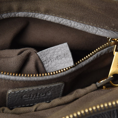 Chloe Calfskin Medium Marcie Satchel Cashmere Grey 9 of 10