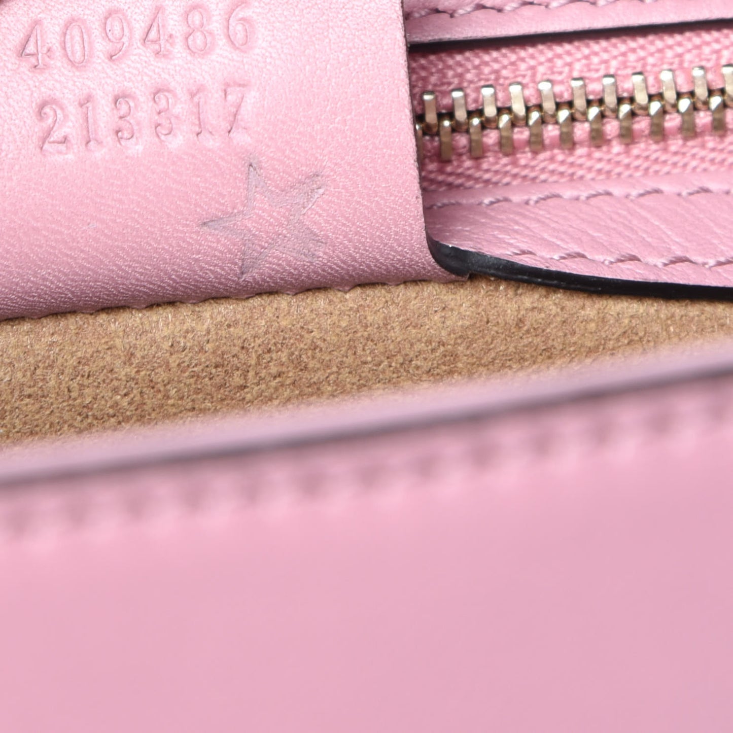 Moon Calfskin Medium Padlock Shoulder Bag Carmine Rose