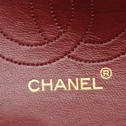 Chanel Lambskin Quilted Medium Double Flap Black 7 of 9
