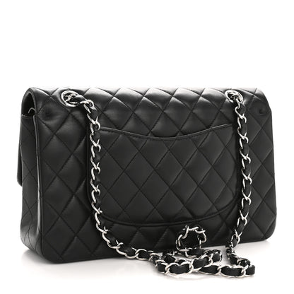 Chanel Lambskin Quilted Medium Double Flap Black 3 of 14